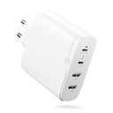 Alogic Rapid Power 100W 4-Port Fast GaN Charger +Cable 2m White