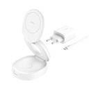 Belkin Boost Charge adjustable mag.2-in-1 Ch.Qi2 wh. WIZ035kqWH