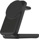 Belkin UltraCharge 25W Qi2 magn. 3-in-1 Lad.klappb.sw. WIZ036kqBK