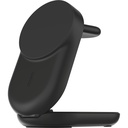 Belkin UltraCharge 25W Qi2 magn. 3-in-1 Lad.klappb.sw. WIZ037kqBK