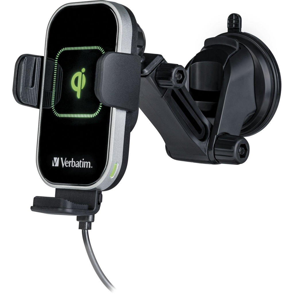 Verbatim Fast Qi Fast Wireless Car Charger USB-C 15W     FWC-02