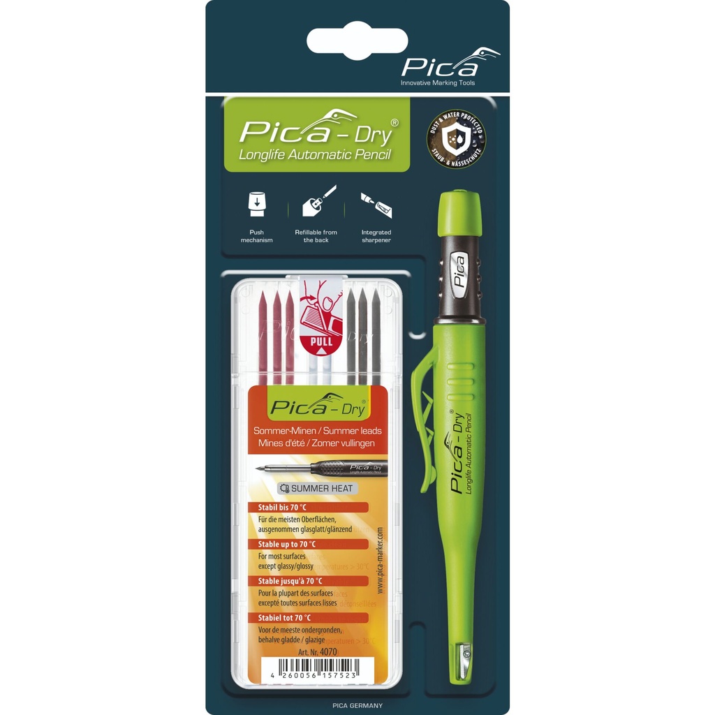 Pica DRY Bundle with 1x Marker + 1x Refills No. 4070