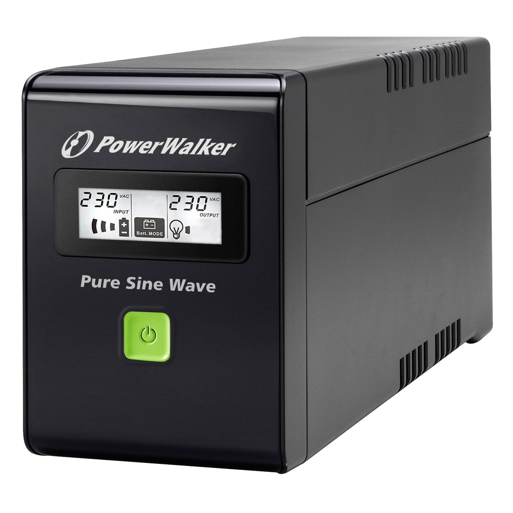 PowerWalker VI 600 SW Safety contact CEE 7/3 (Typ F)