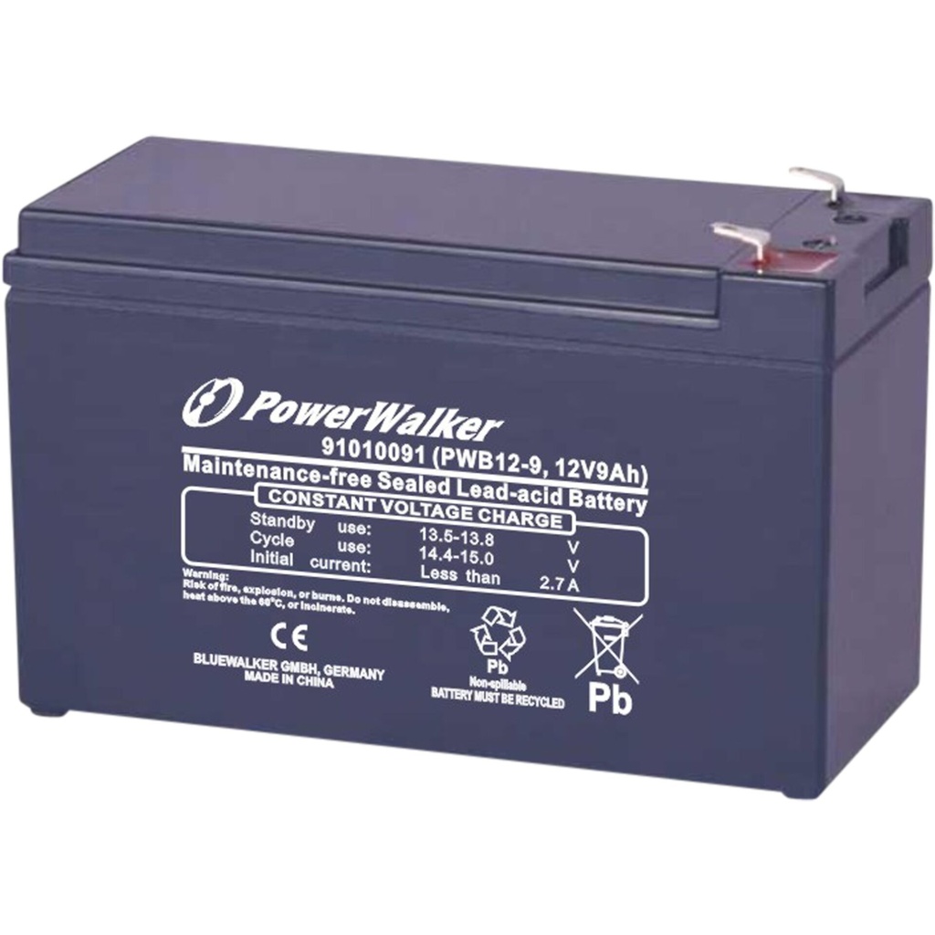 PowerWalker 12V/9Ah VRLA Accu PWB12-9
