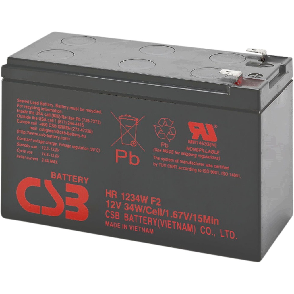 PowerWalker 12V/9Ah CSB VRLA Rechargeable Battery