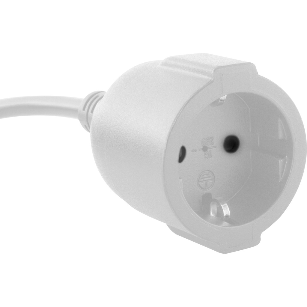 REV Safety Extension Cable 3m with USB, white  0016700114