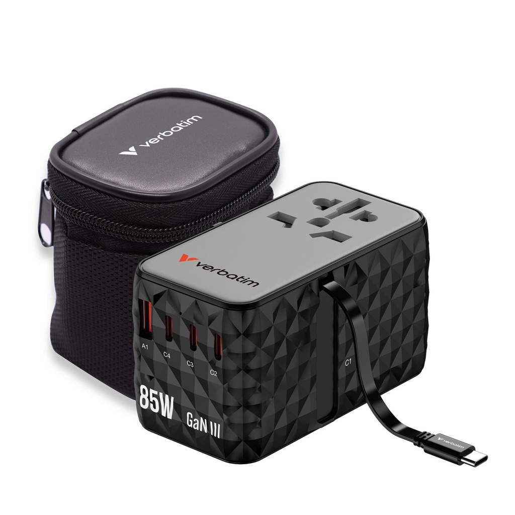 Verbatim Charge´n´Travel Diamond 85W Retr. Cable CNT-02     32127