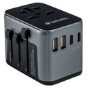 Verbatim Uni.Travel Adapt.UTA-03 USB-C 30W 2xUSB-C 2xUSB-A  49545
