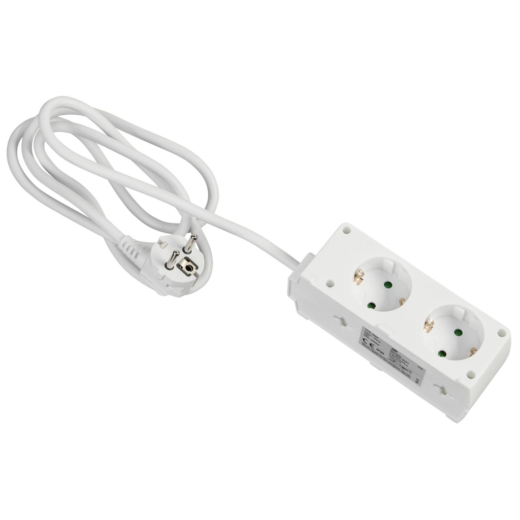 REV Multiple Socket Outlet BiniPlus 6-fold white