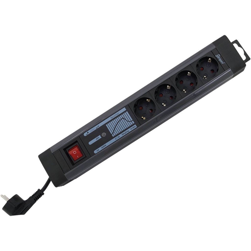 REV Multiple Socket 4-fold KS SP+NF SupraGuard switch 2,5m