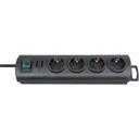 Brennenstuhl PRIMERA-LINE 4 fold black 1,5m