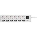 Brennenstuhl Socket Line 6-fold 2m incl. Switch
