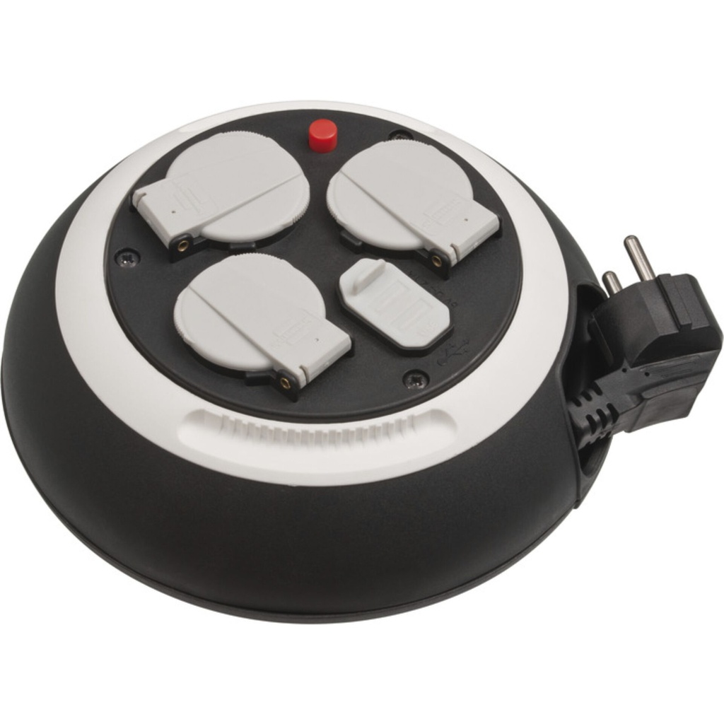 Brennenstuhl Comfort Line CL-S black/white  H05VV-F3G1.5