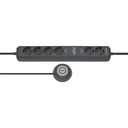 Brennenstuhl ECO-Line Extension Socket Comfort Switch Plus 6-way