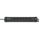 Brennenstuhl Premium-Line Extension Socket 6-way black