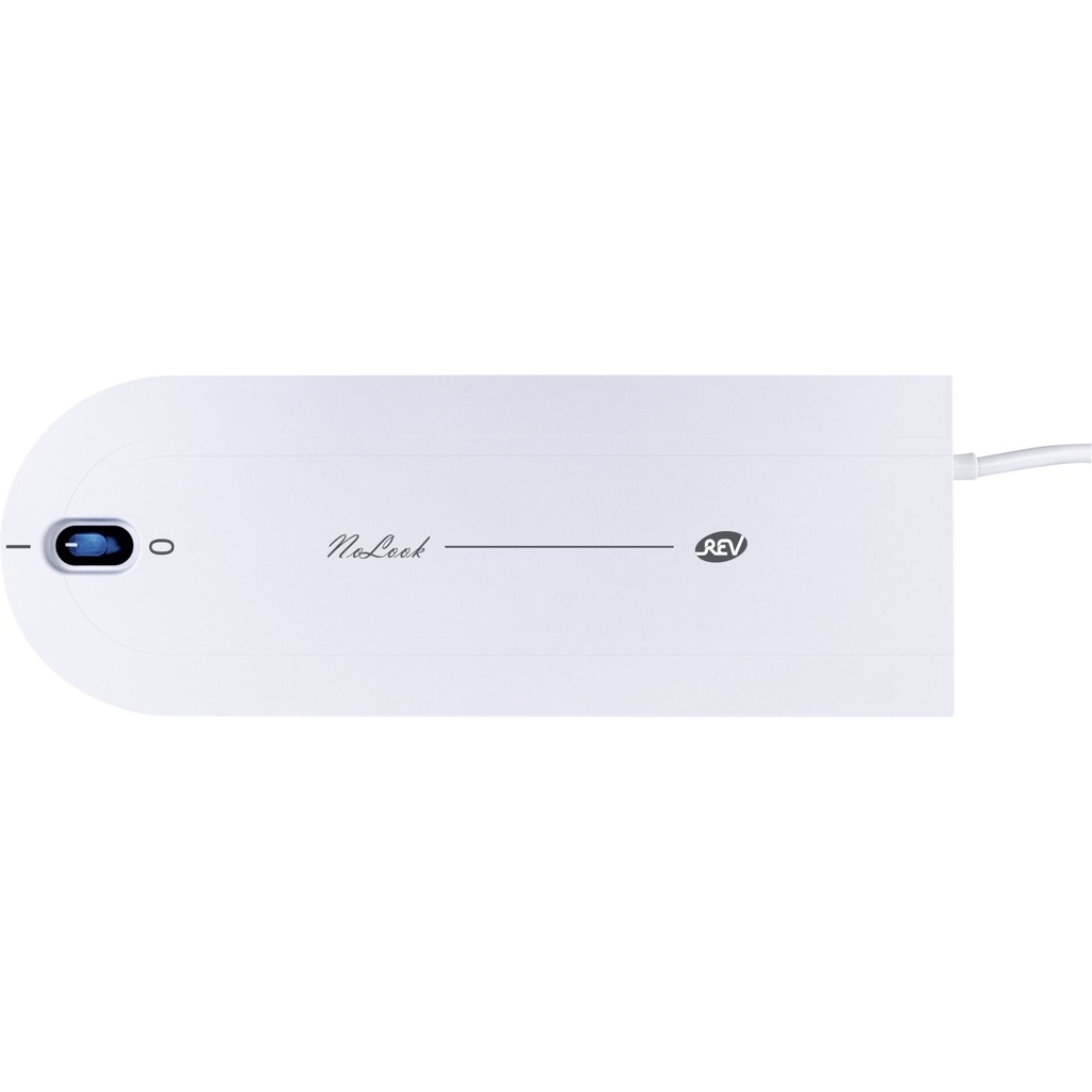 REV NoLook Socket Strip white 4=8 fold w.switch 1,4m 001540112