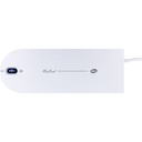 REV NoLook Socket Strip white 4=8 fold w.switch 1,4m 001540112