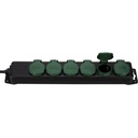 REV Multiple Socket Outlet IP44 6-fold 1,4m