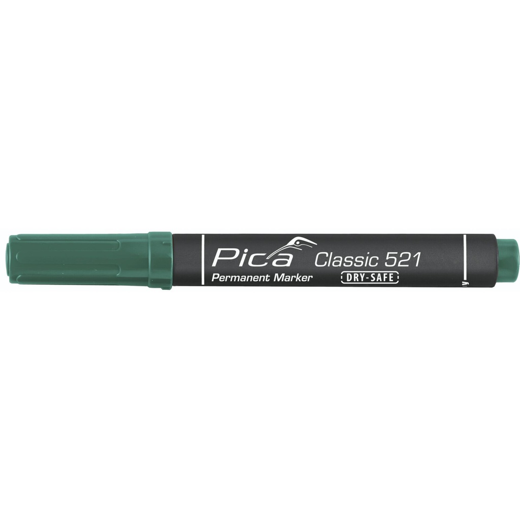 Pica Permanentmarker 2-6mm, Wedge Tip, green