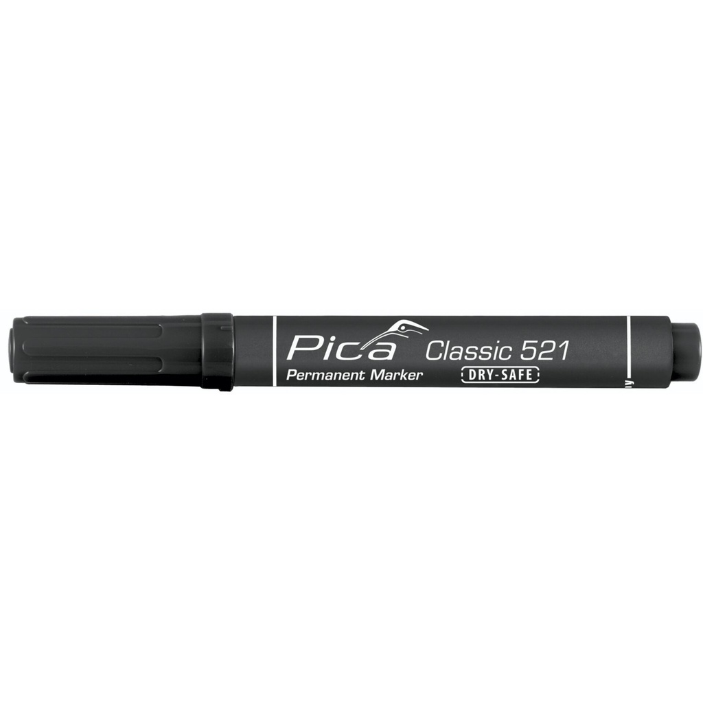 Pica Permanentmarker 2-6mm, Wedge Tip, black