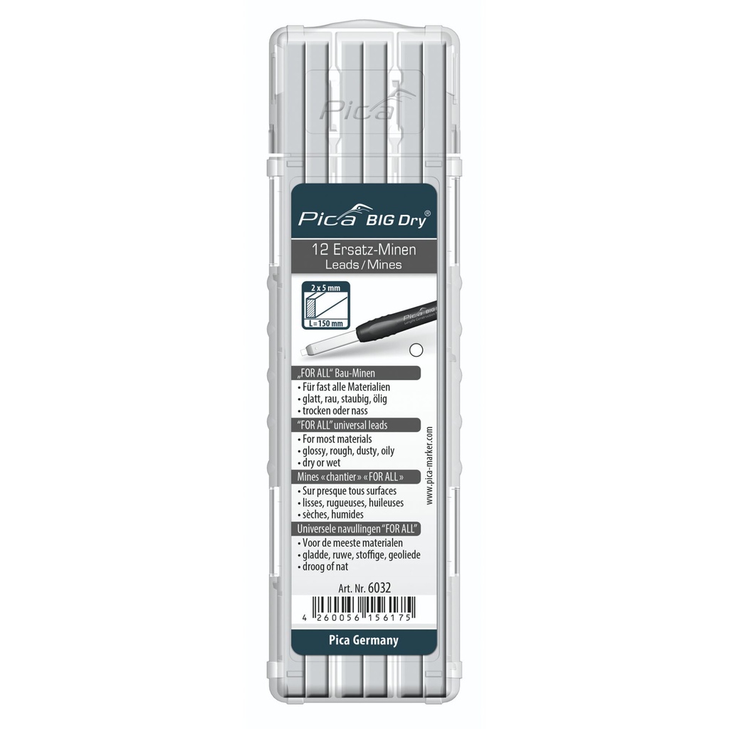 Pica BIG DRY Lead Set FOR ALL white