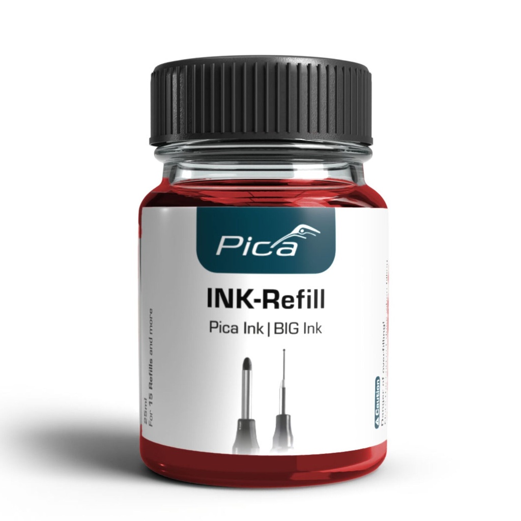 Pica INK/BIG INK Refill Set red