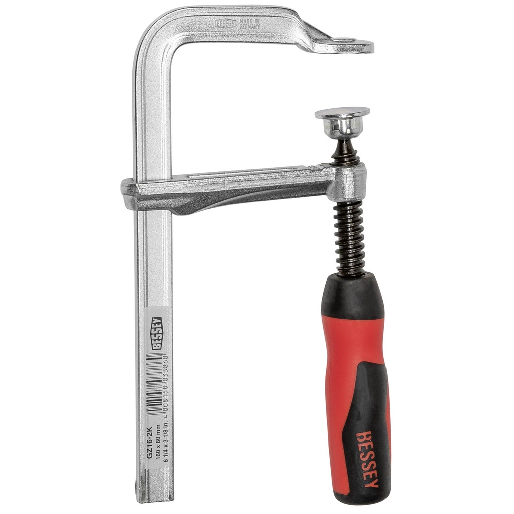 BESSEY all-steel screw clamp GZ-2K 160/80