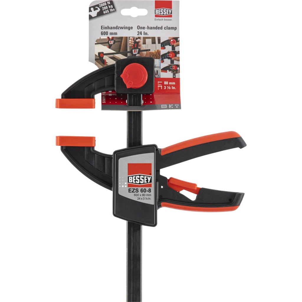 BESSEY One-handed Clamp EZS 600/80