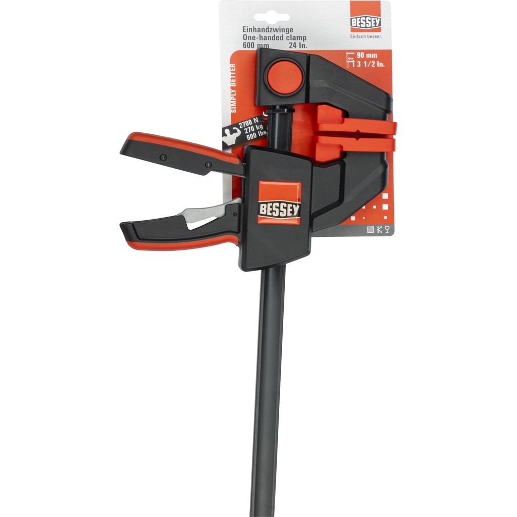 BESSEY One-handed Clamp EZXL 600/90