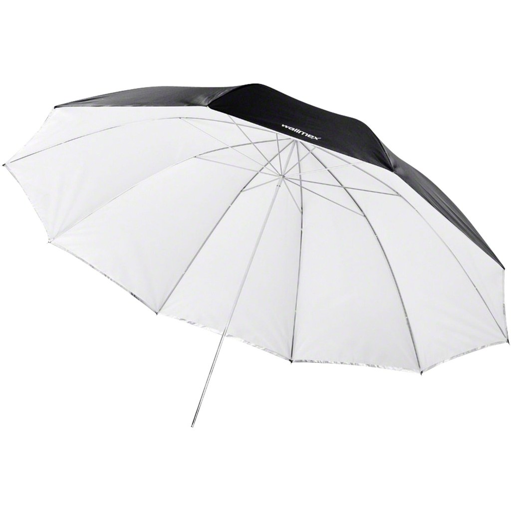 Walimex 2in1 Reflex & Translucent Umbrella white 150cm