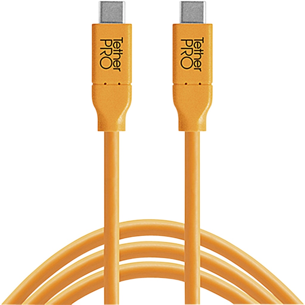 Tether Tools USB-C to USB-C 4,60m orange
