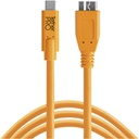 Tether Tools USB-C to 3.0 Micro- B 4,60m orange