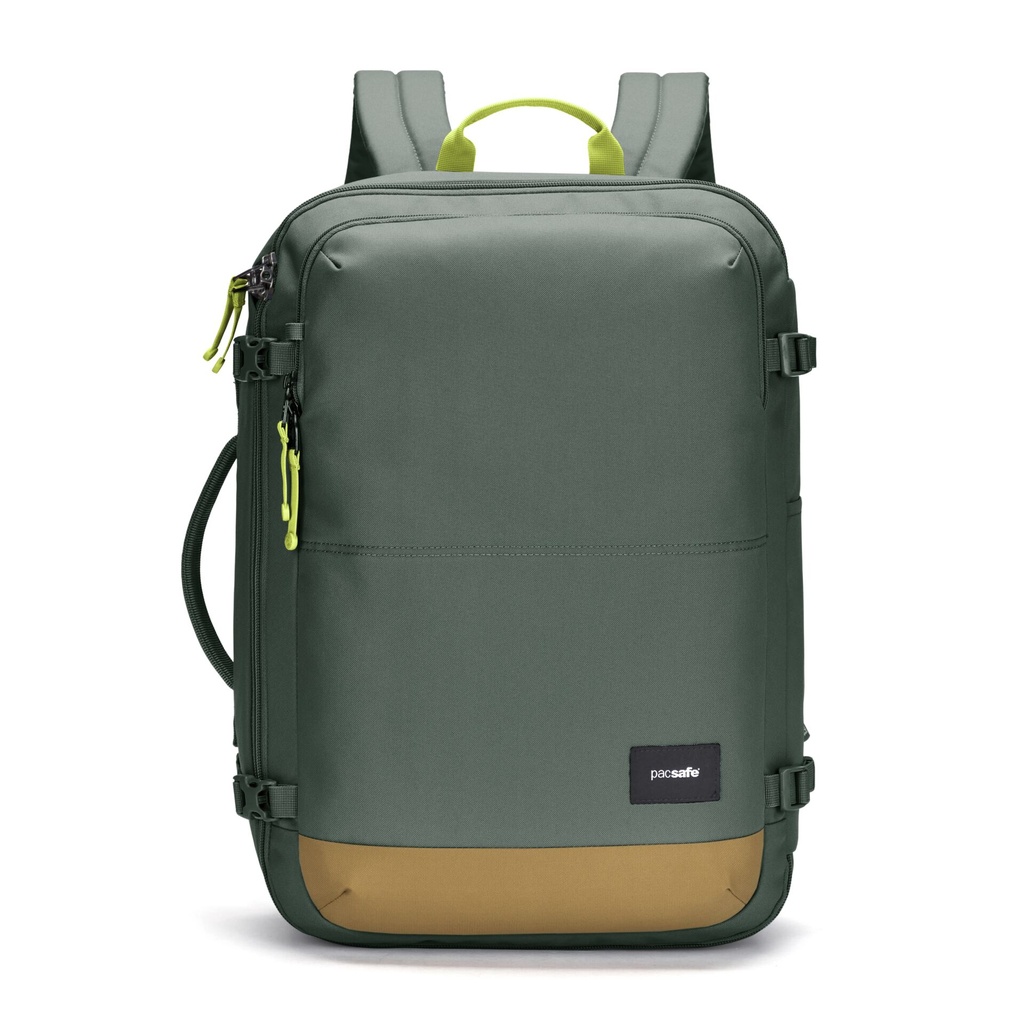 Pacsafe GO Carry-on Rucksack 34 jet spruce grün