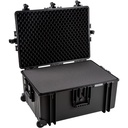 B&W Outdoor Case Type 7800 schwarz mit Schaumstoff Inlay