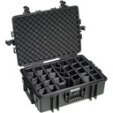 B&W Outdoor Case Type 650 black with divider system