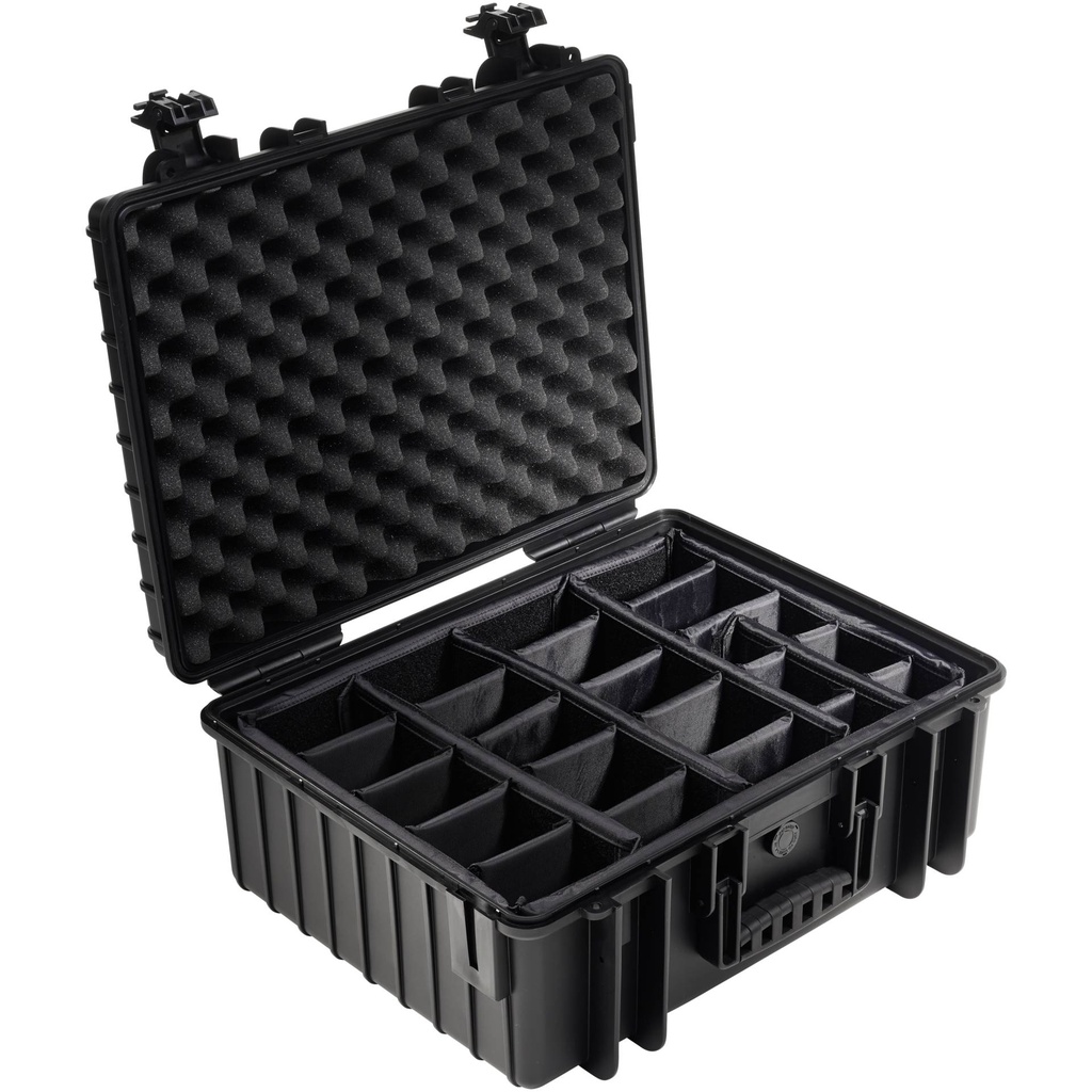 B&W Outdoor Case Type 6000 black padded partition insert