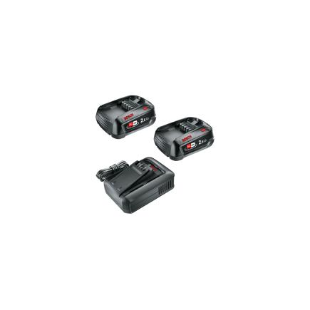 Bosch Starter-Set 18V 2x 2,5AH Akku + Ladegerät