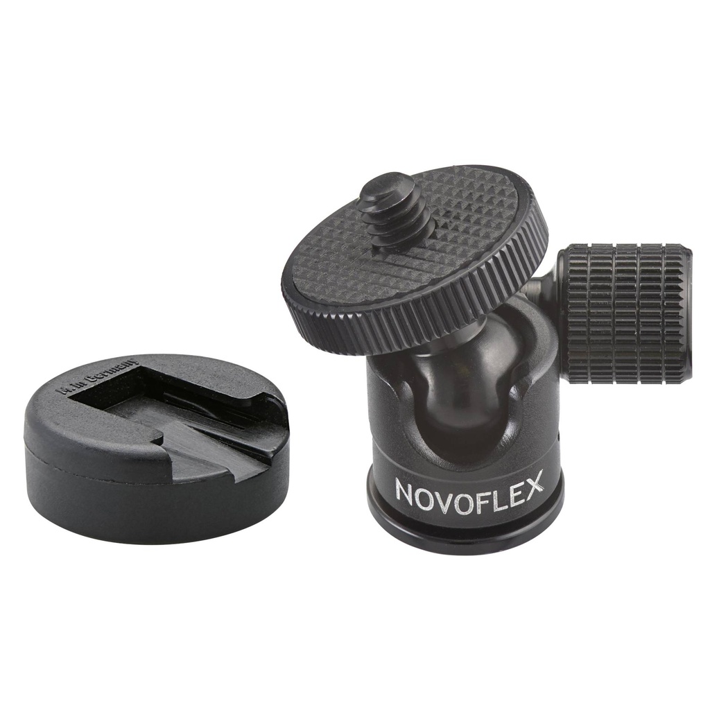Novoflex Ball Head small with Hot Shoe
