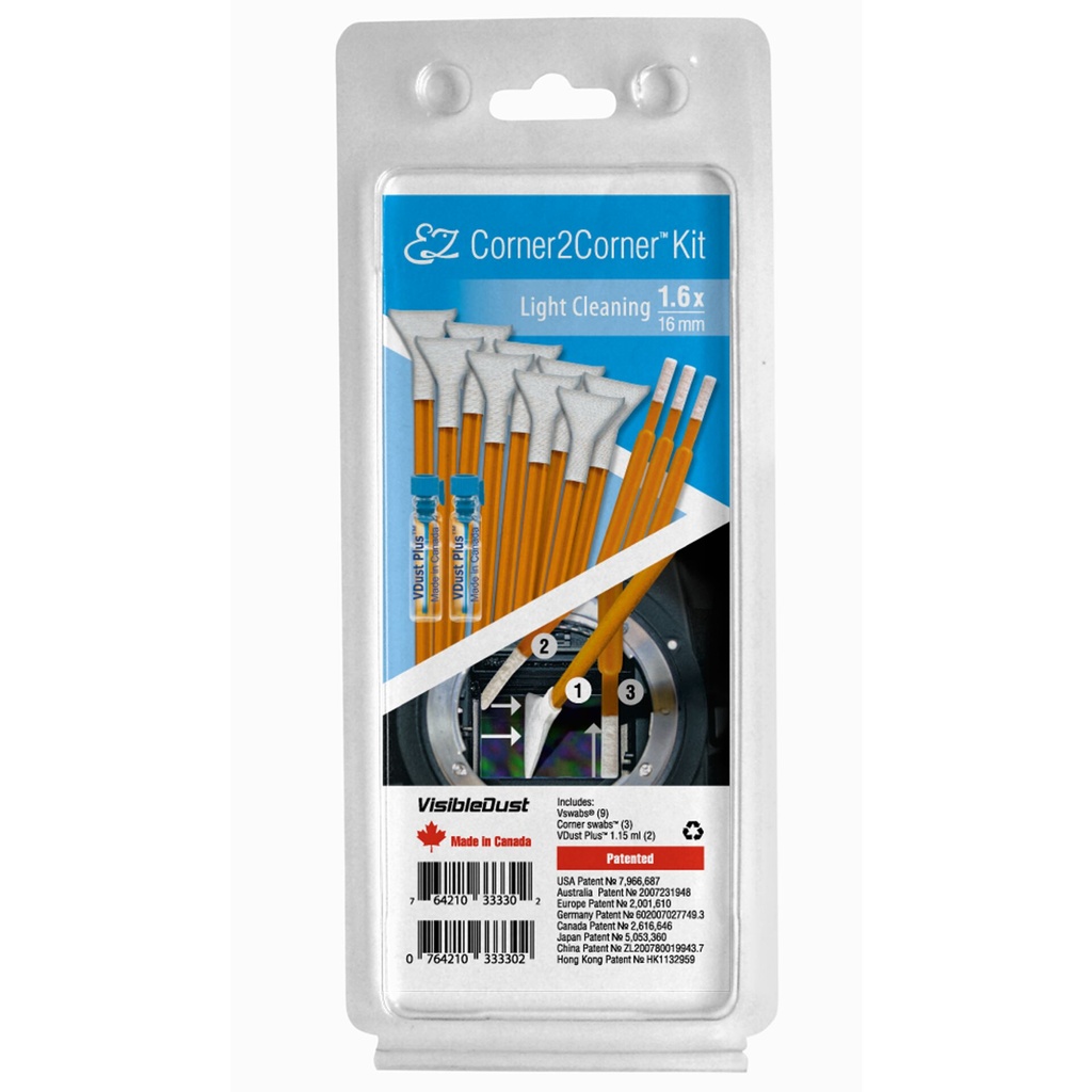 Visible Dust EZ Corner2Corner Kit 1.6x light cleaning