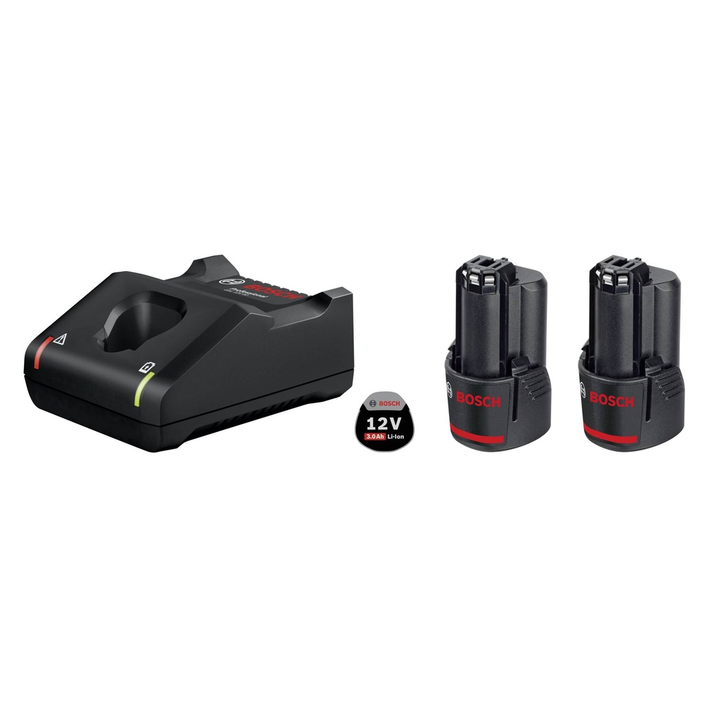 Bosch 2x 3.0Ah, GAL 12V-40 Rechargeable Battery