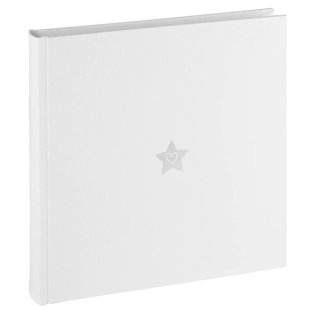Walther My Star weiß       20x20 40 weiße S.Leineneinband FA243WS