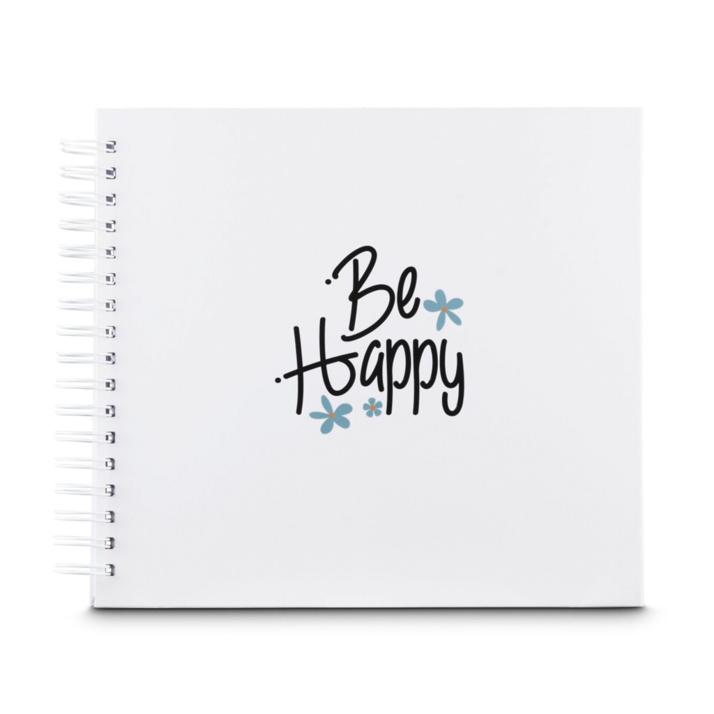 Hama Good Things Spiral    28x24 50 white Pages Happy 7717