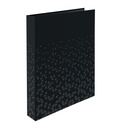 Herma Fotobook schwarz    DIN A4 4-Ring-Mechanik            20152