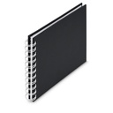 Hama  Fine Art  Spiral NewBlack 18,5x15 30 weiße Seiten     9872