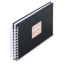 Hama  Fine Art  Spiral NewBlack 24x17 50 weiße Seiten    9830