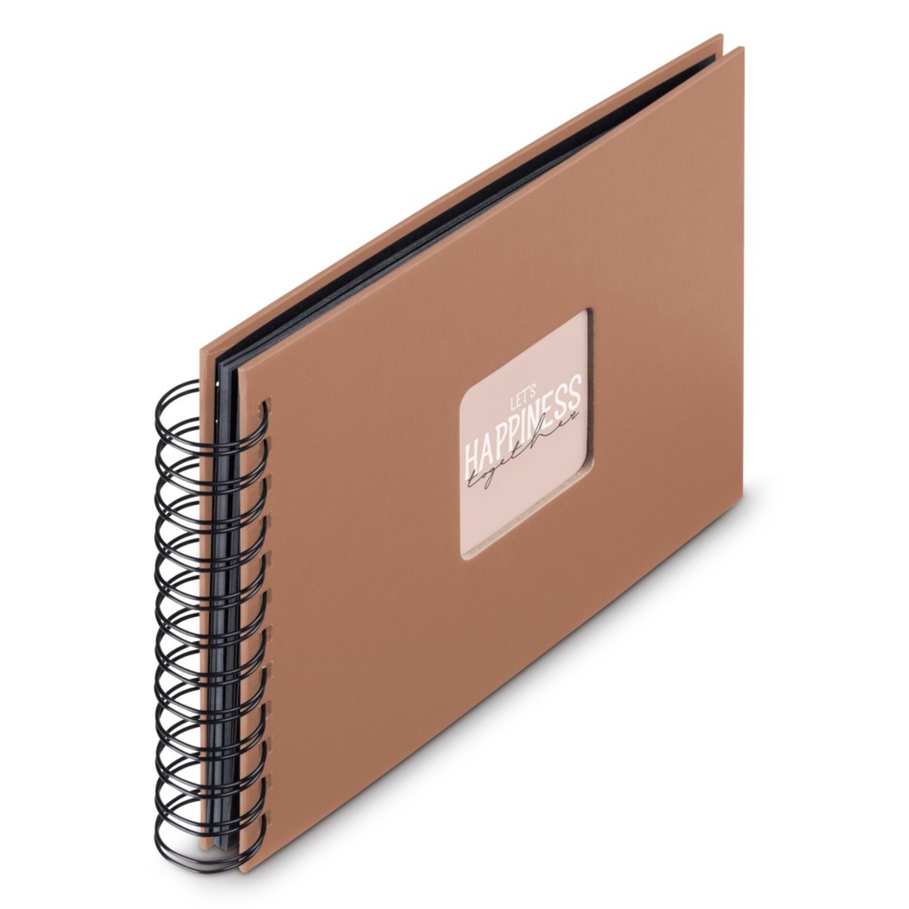 Hama  Fine Art  Spiral Mousse 24x17 50 schwarze Seiten    9851