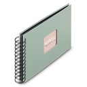 Hama  Fine Art  Spiral Salbei 24x17 50 schwarze Seiten    9869