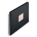Hama  Fine Art  Spiral NewBlack 28x24 50 schwarze Seiten    9834