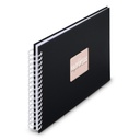 Hama  Fine Art  Spiral NewBlack 28x24 50 weiße Seiten    9831