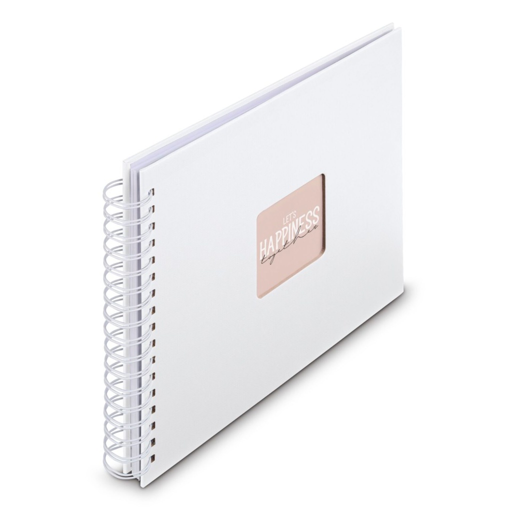 Hama  Fine Art  Spiral weiß 28x24 50 weiß Seiten    9843